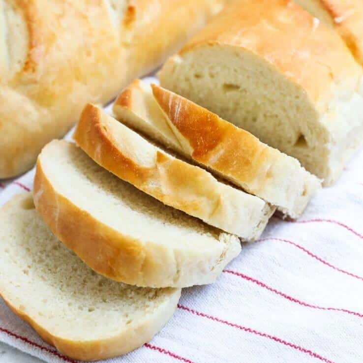 sliced french bread 