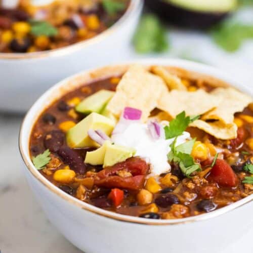 Easy One Pot Healthy Turkey Chili Recipe I Heart Naptime