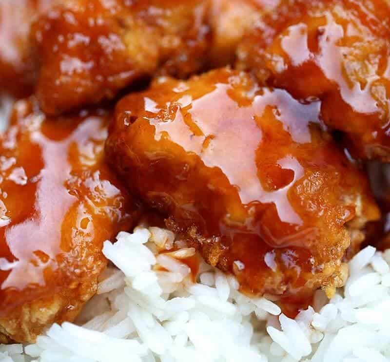Sweet and sour chicken -skip the take out and make this delicious recipe at home! The sauce is to die for. My family absolutely loves this sweet and sour chicken! sweet and sour chicken recipe