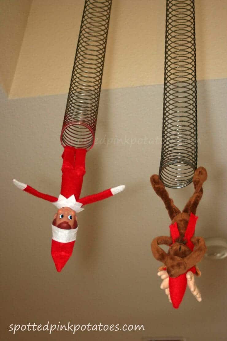 DIY Christmas Decor: 15 Funny Elf on the Shelf Ideas