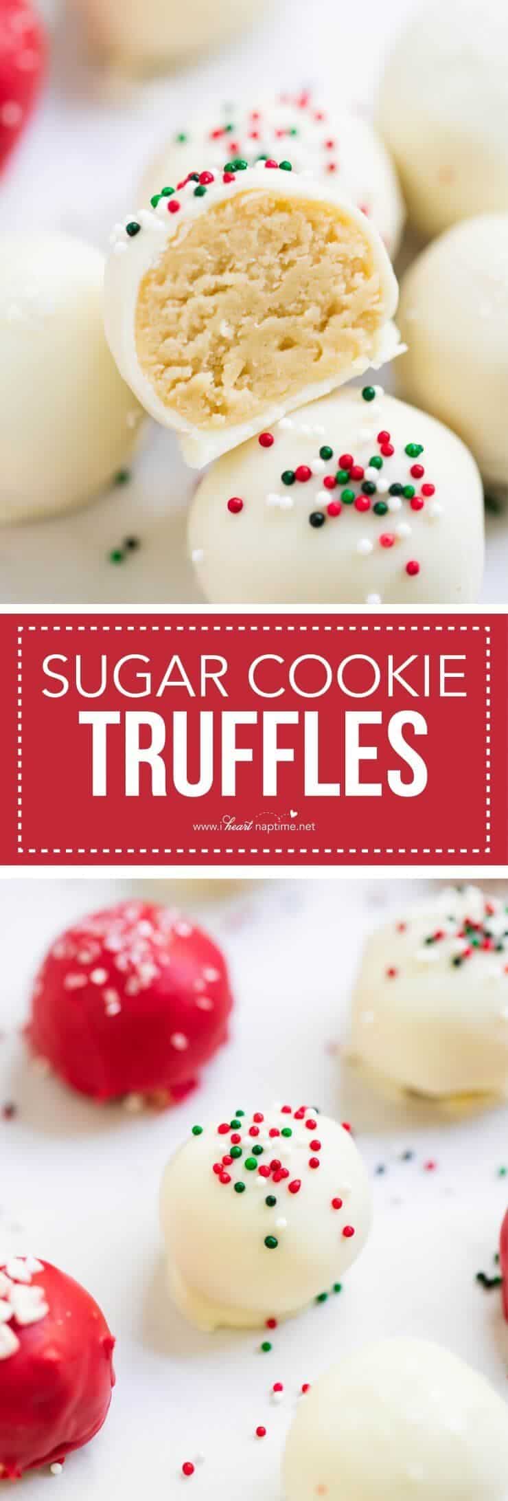 Sugar cookie truffles - I Heart Nap Time