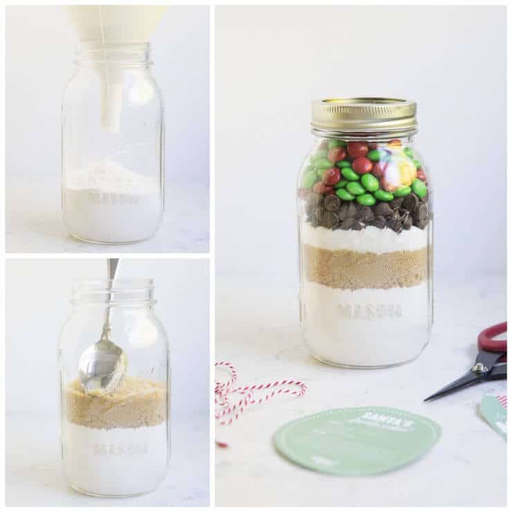 Chocolate Chip Cookie Mix In A Jar With Printable Label Del S Cooking Twist