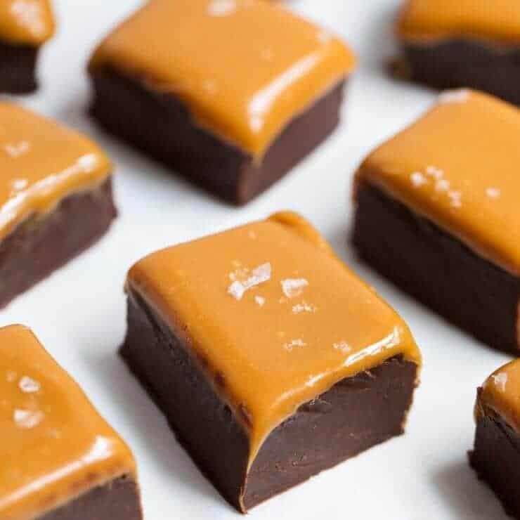 close up of microwave fudge