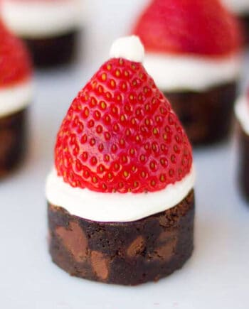 25 Festive Finger Food Holiday Desserts - these Christmas desserts are not only delicious, but they are festive, fun, and the perfect bite-size treat!