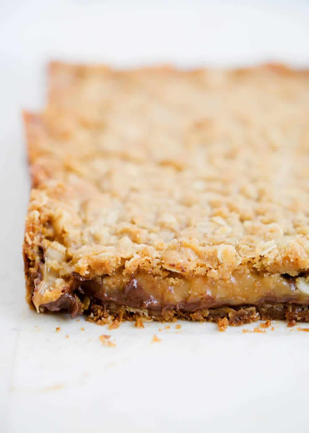 Oatmeal carmelita bars.