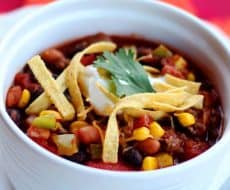Taco soup recipe