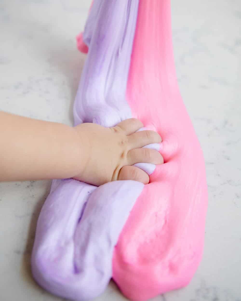 Pink Fluffy Slime That You Can't Mess Up! • The Simple Parent