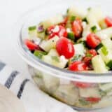 Cucumber tomato salad