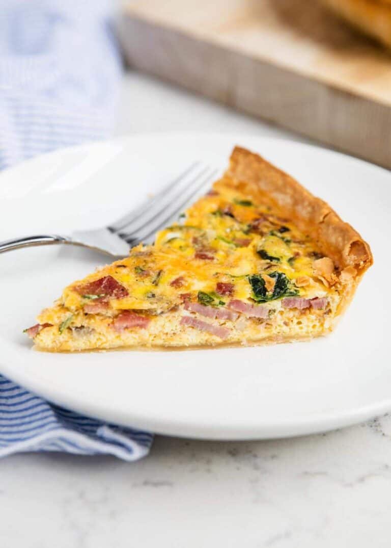EASY Ham and Cheese Quiche (10 mins prep!) I Heart Naptime