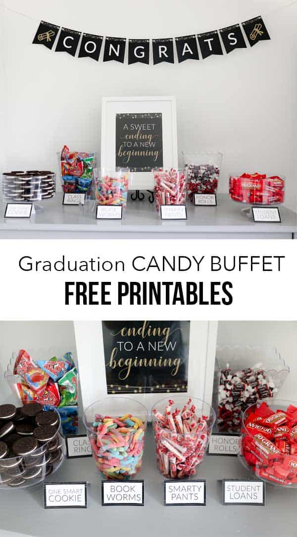 graduation candy buffet i heart naptime