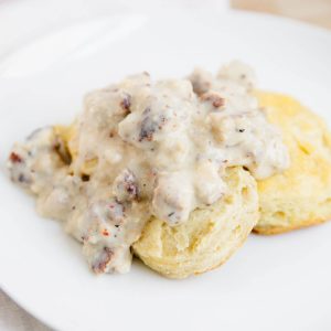 biscuits and gravy