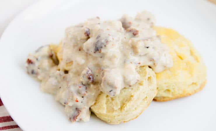 biscuits and gravy