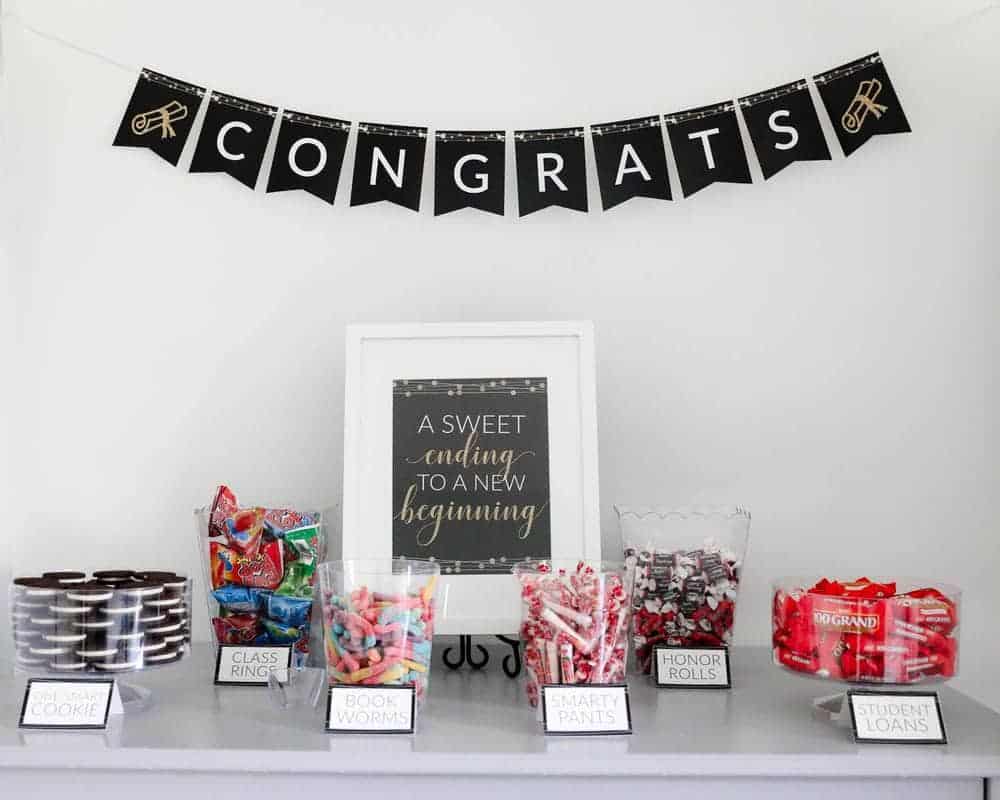 Graduation Candy Buffet - I Heart Naptime