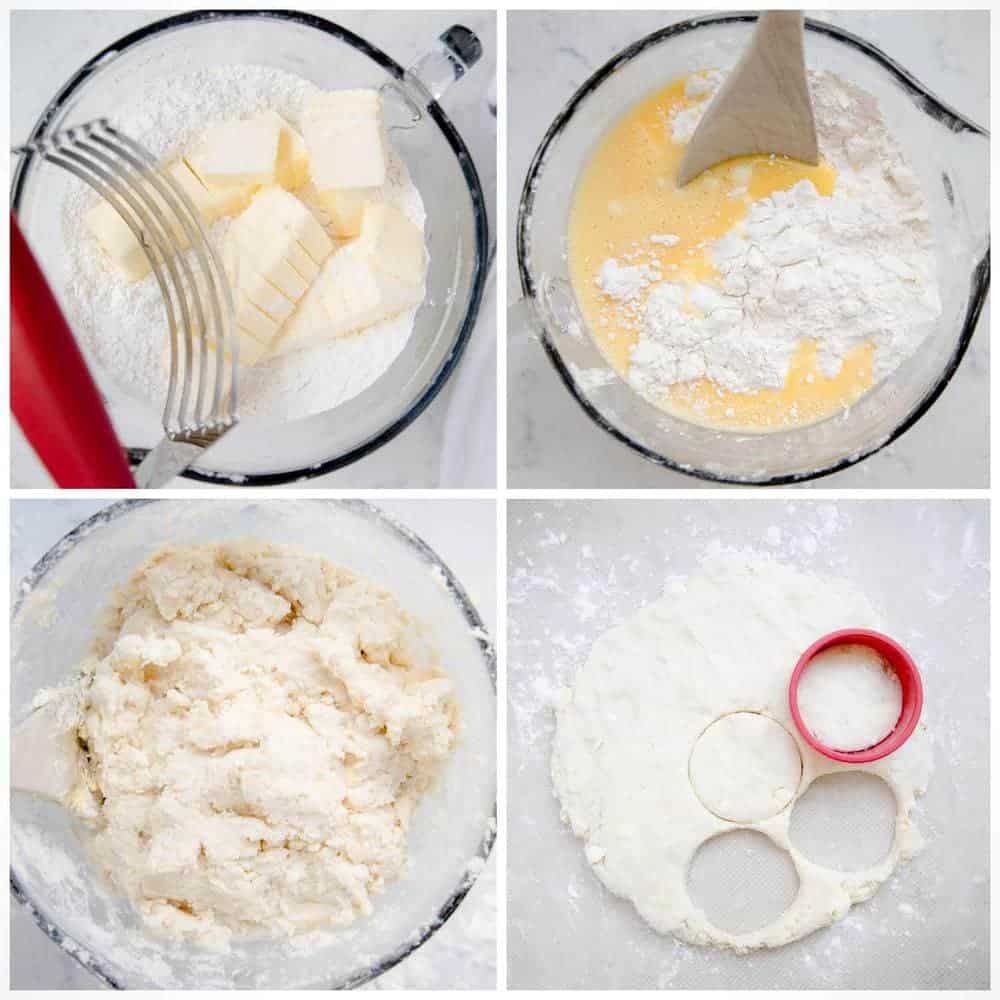 How to make homemade biscuits.
