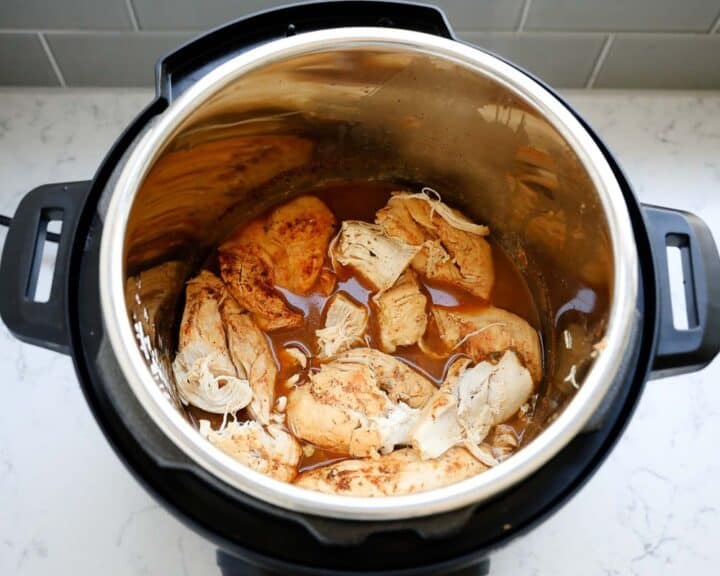 instant pot shredded chicken