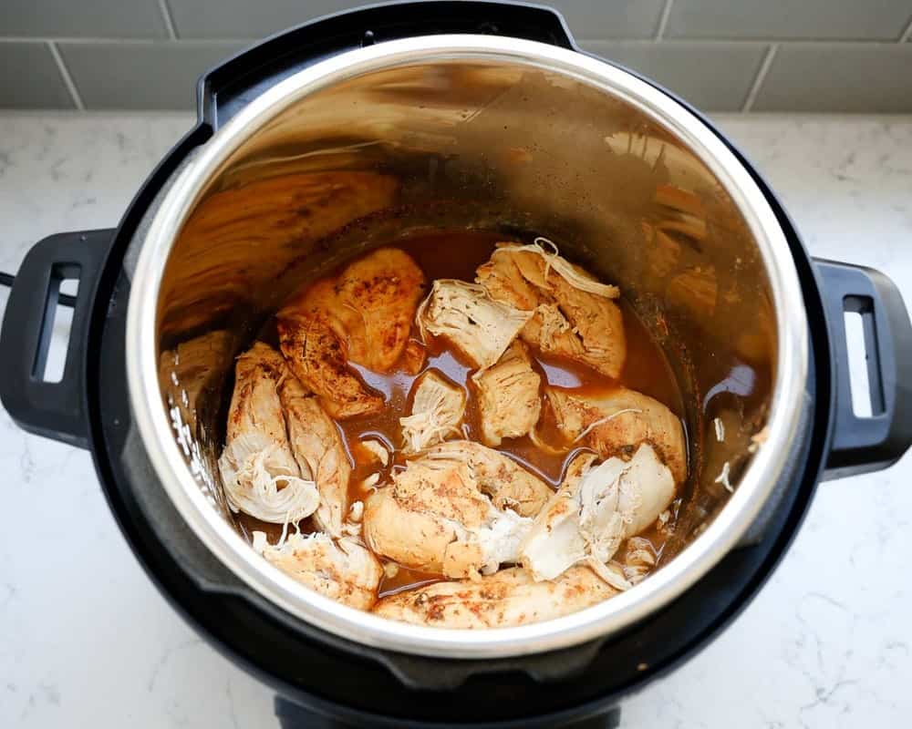 instant pot shredded chicken
