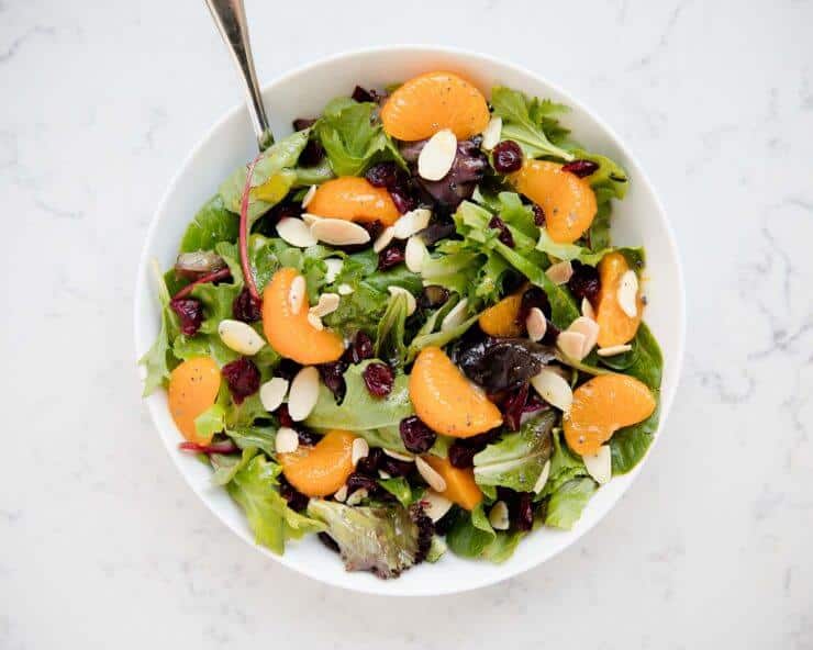 Mandarin Orange Salad w/ Orange Vinaigrette