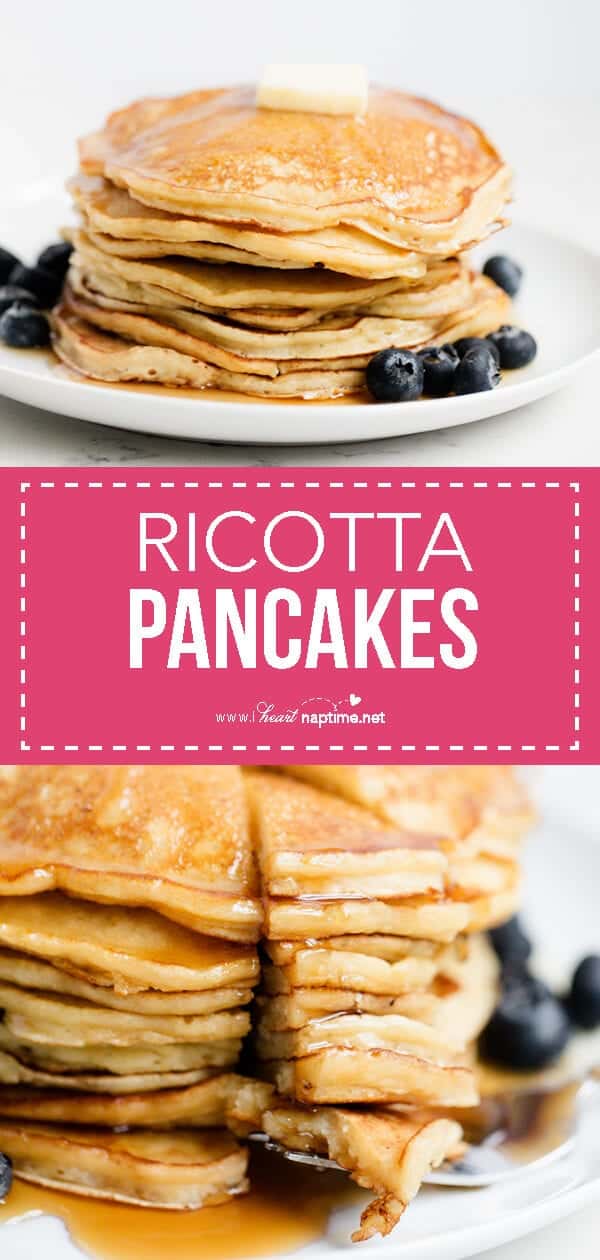 EASY Ricotta Pancake Recipe I Heart Naptime