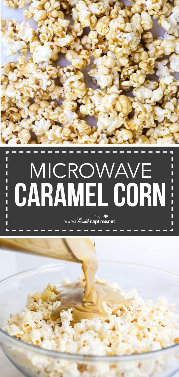 microwave caramel corn