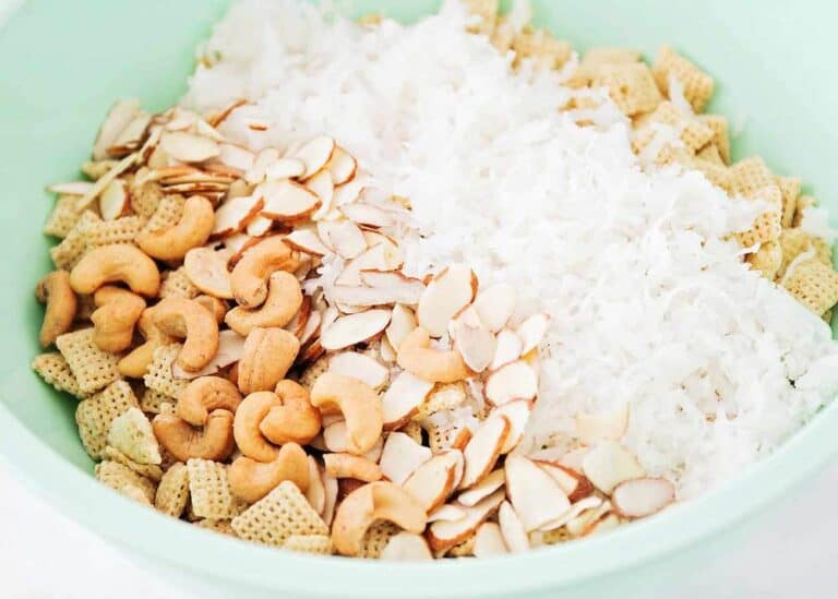 Coconut Sweet Chex Mix Recipe - I Heart Naptime
