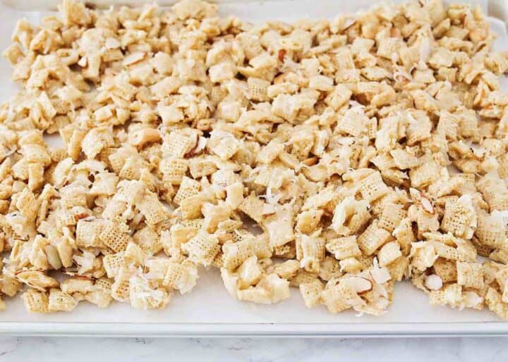 Coconut Sweet Chex Mix Recipe - I Heart Naptime