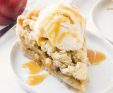 apple crumble pie
