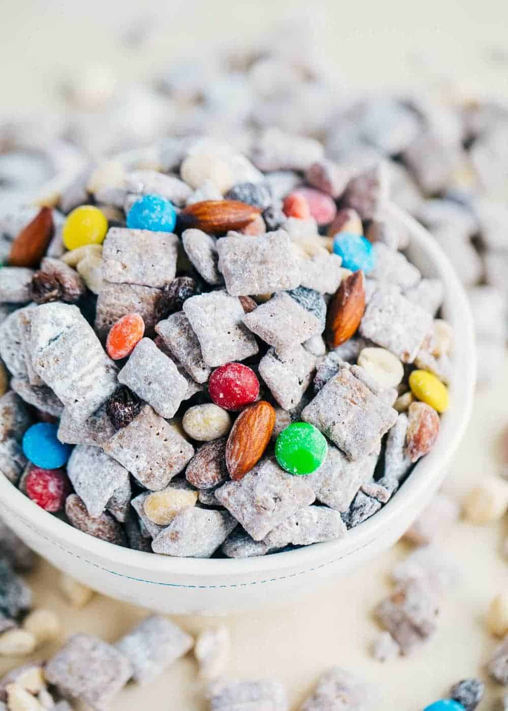 Trail Mix Muddy Buddies Recipe - I Heart Naptime