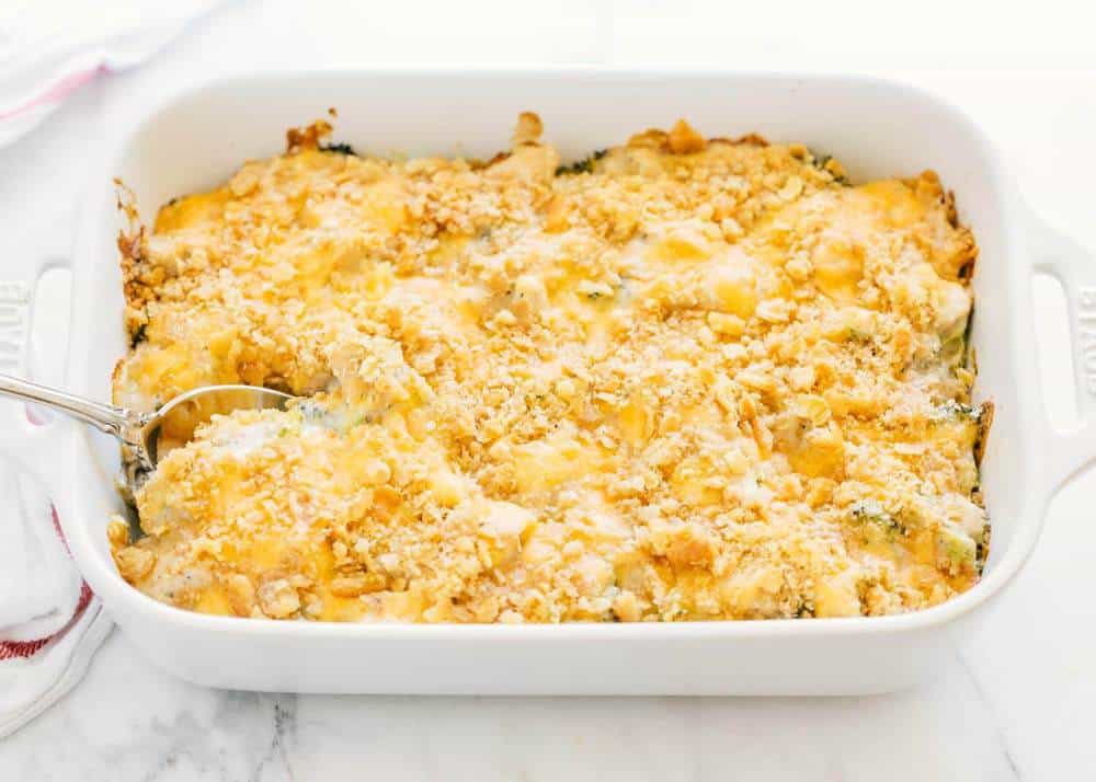 Chicken broccoli casserole.