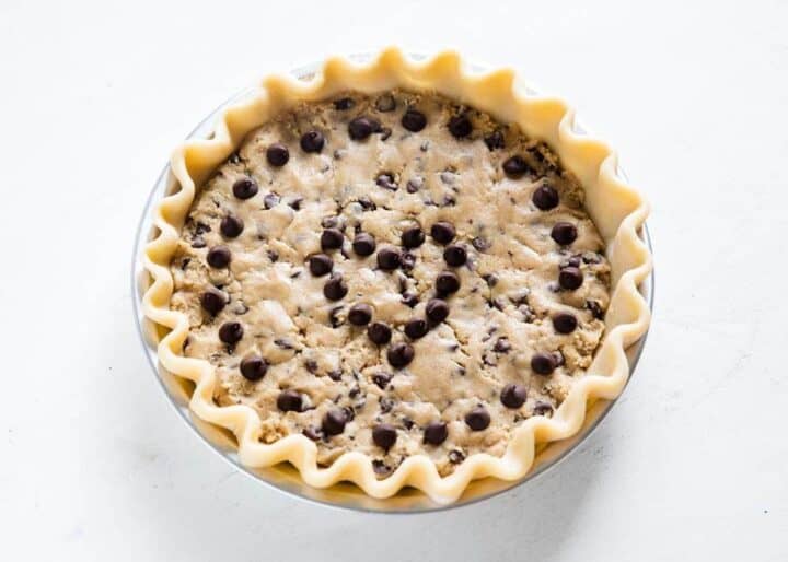3Ingredient Chocolate Chip Cookie Pie I Heart Naptime