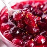 homemade cranberry sauce