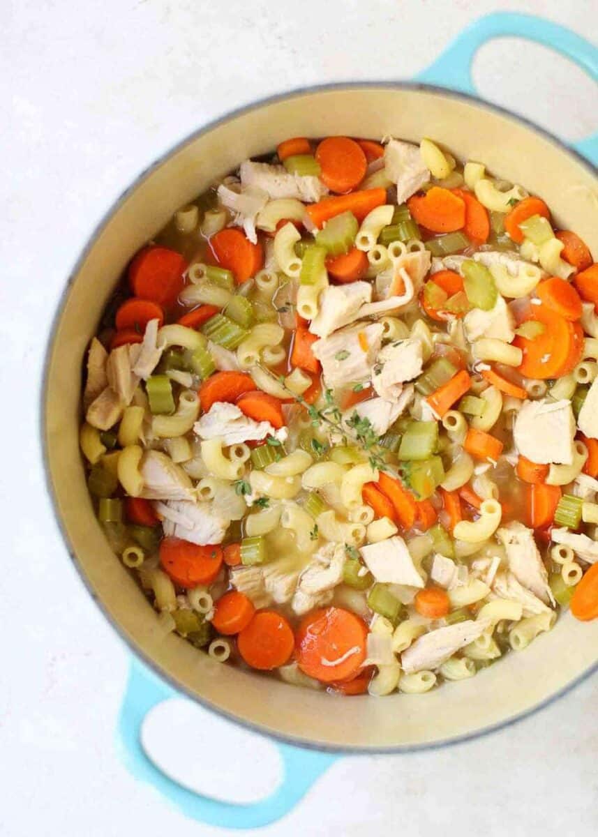 One-Pot Leftover Turkey Soup Recipe - I Heart Naptime