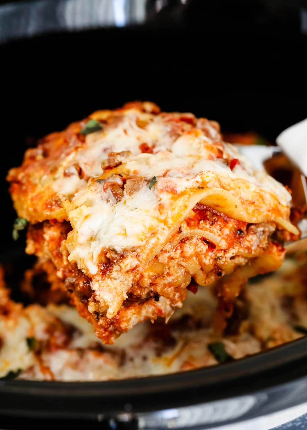 Crockpot Lasagna - Simple Joy