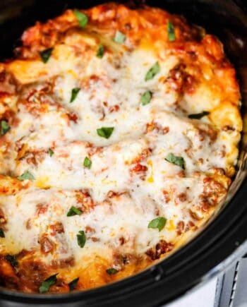 crockpot lasagna