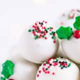christmas oreo balls
