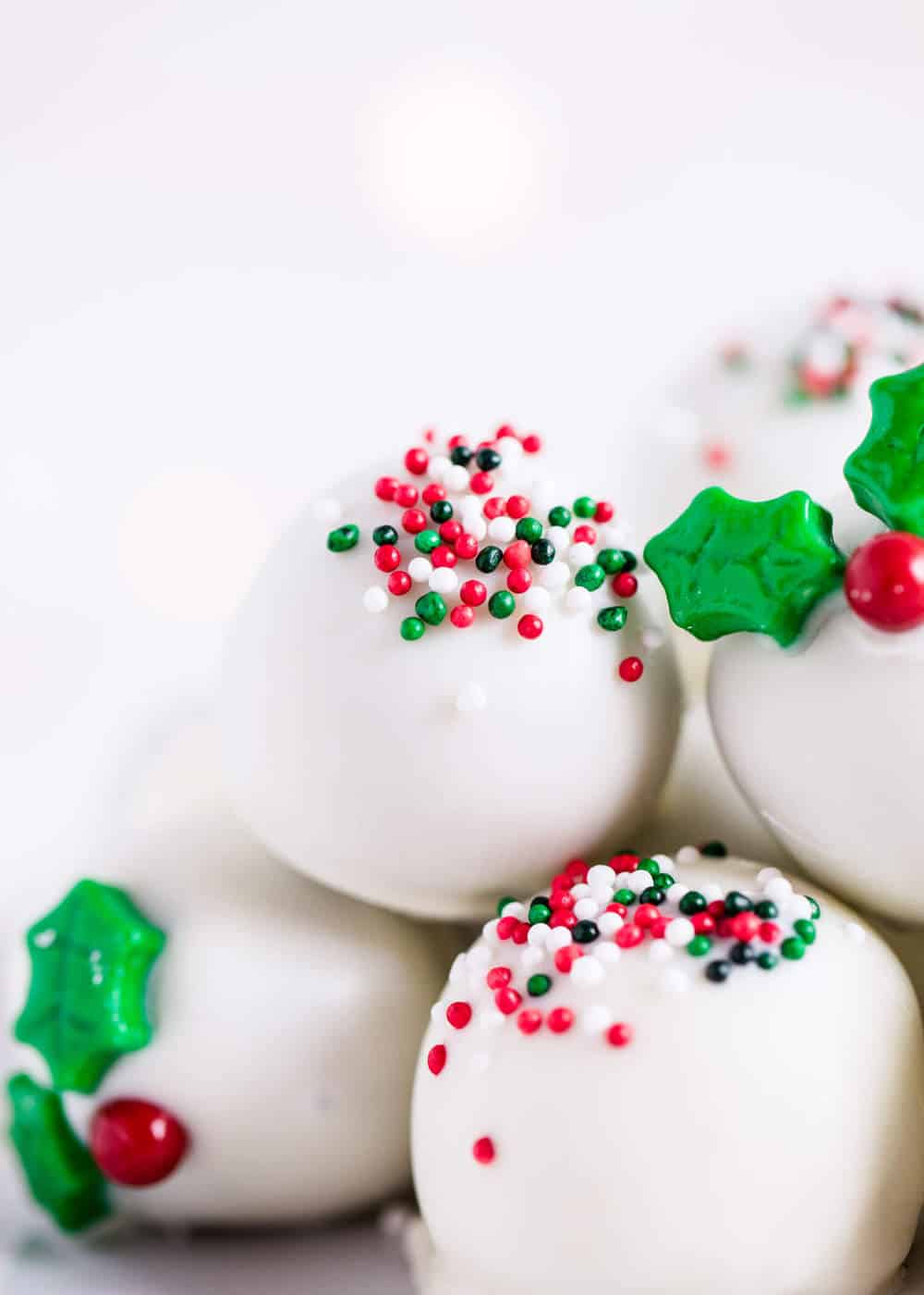 christmas oreo balls