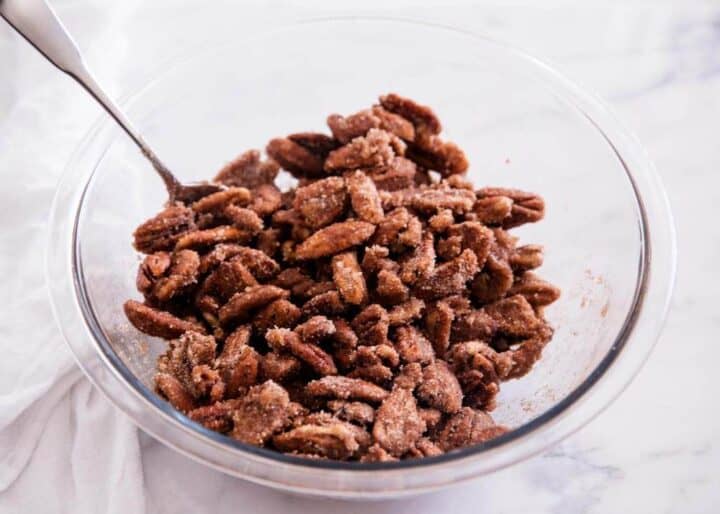 easy candied pecans