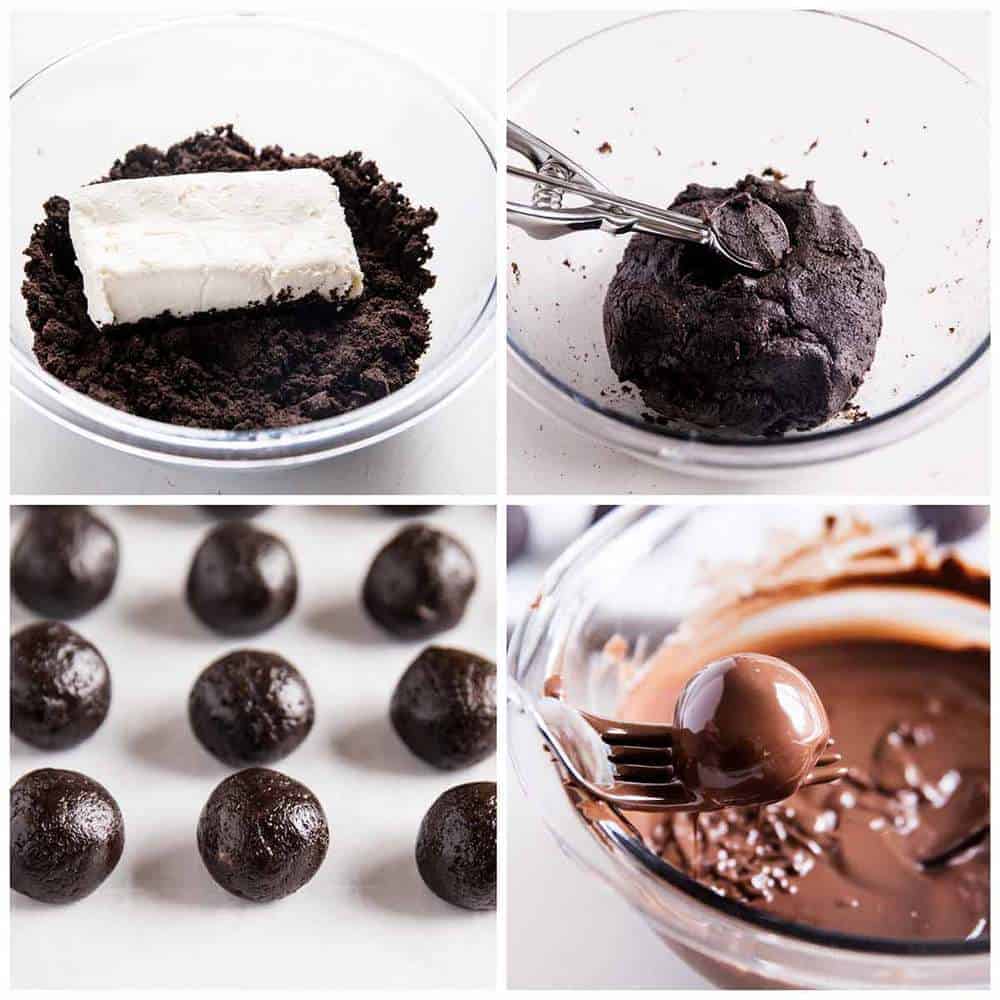 How to make Oreo balls.