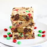 m&m cookie bars