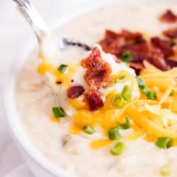 slow cooker potato soup