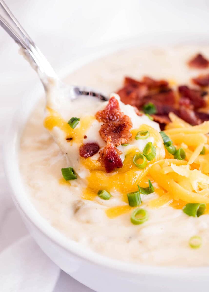 slow cooker potato soup