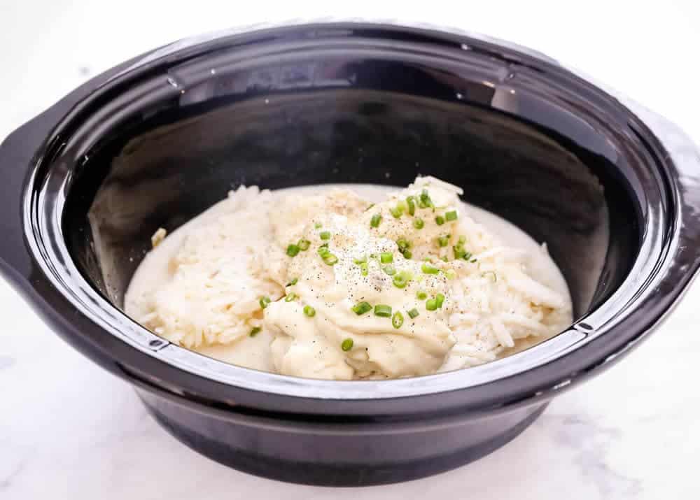 slow cooker potato soup