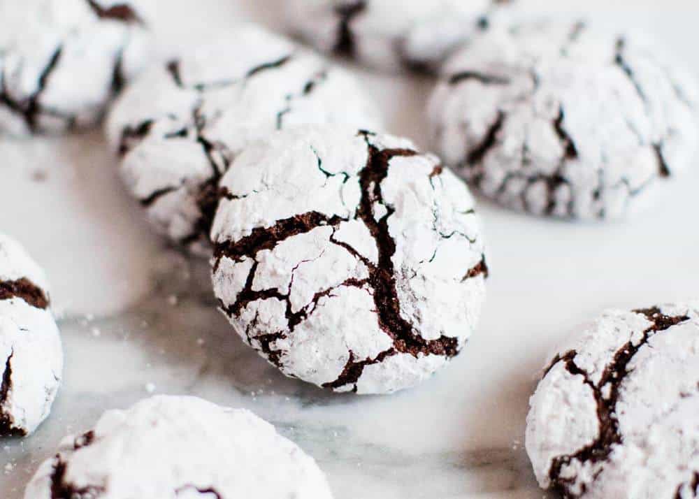 chocolate crinkle cookies