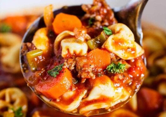 sausage tortellini soup