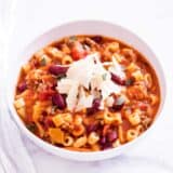 Healthy pasta fagioli recipe