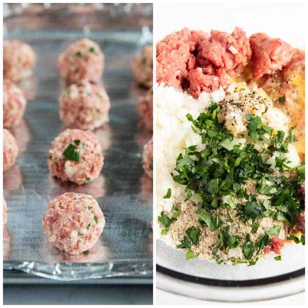This easy meatball recipe is so easy to make and come out juicy and flavorful every time. They're perfect for appetizers, subs or on top of spaghetti! how to make meatballs