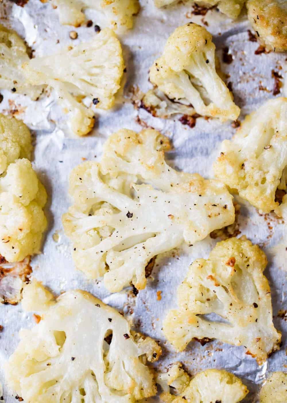 Oven roasted cauliflower.