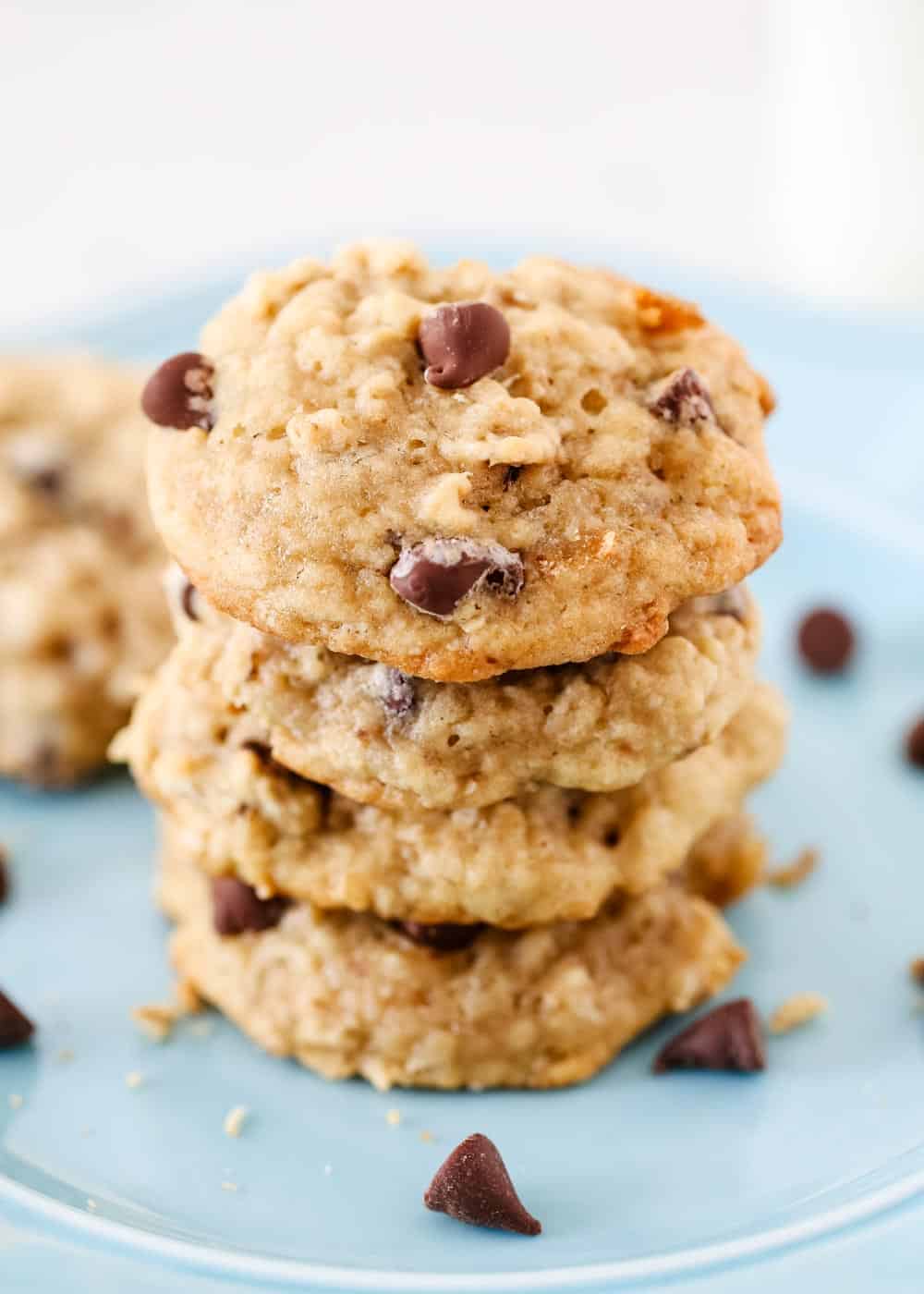 EASY Banana Oatmeal Chocolate Chip Cookies - I Heart Naptime