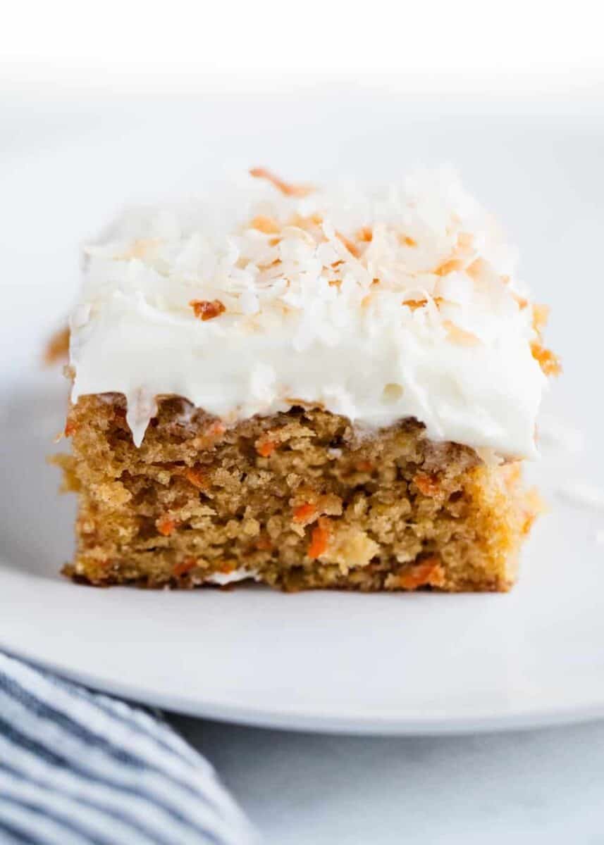 best carrot cake with toasted coconut