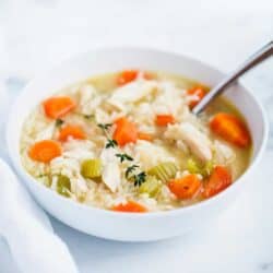 chicken and rice soup