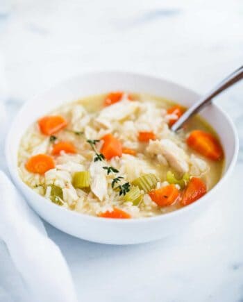 chicken and rice soup